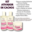 Kit Cachos Perfeitos Shampoo Condicionador e Máscara Hidratante Ativador de cachos 3x300g